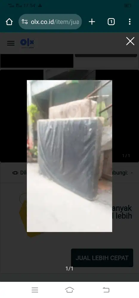 Dijual kasur 1 set merek inoac ukuran 180x200n