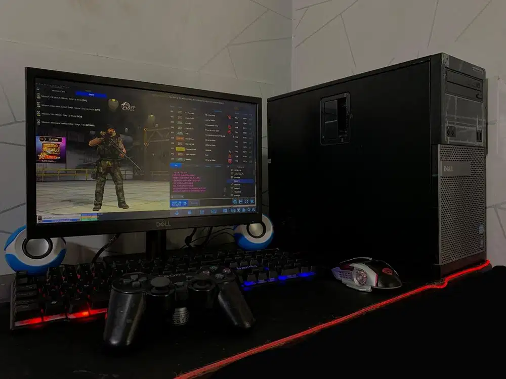 komputer pc gameing dan editing fullset