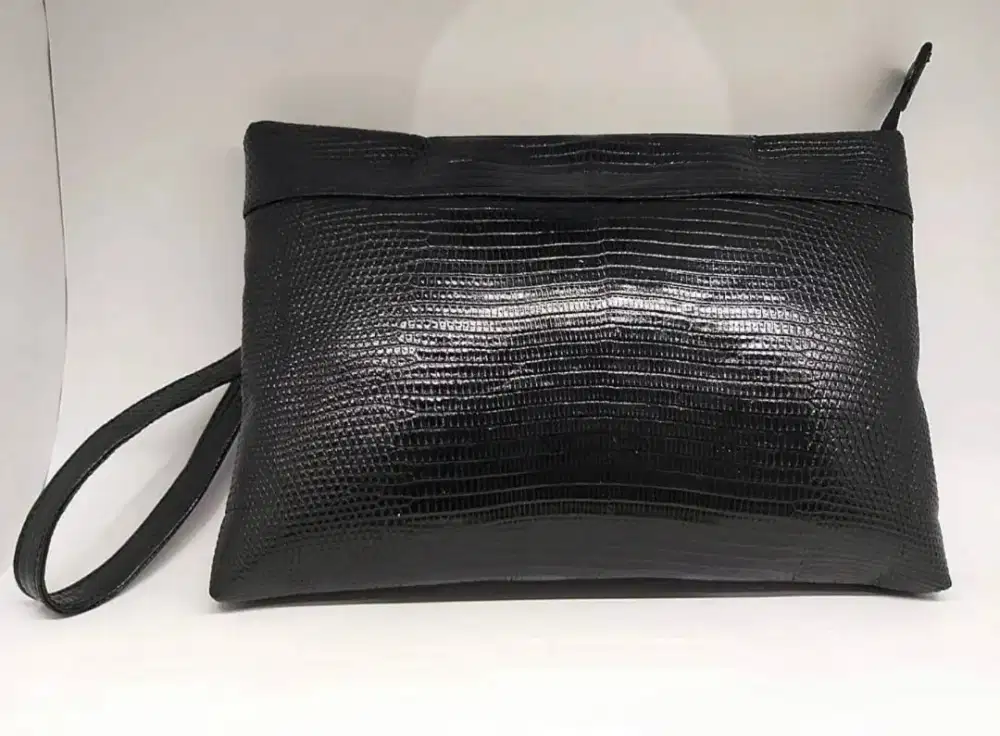 Pouch bag kulit biawak