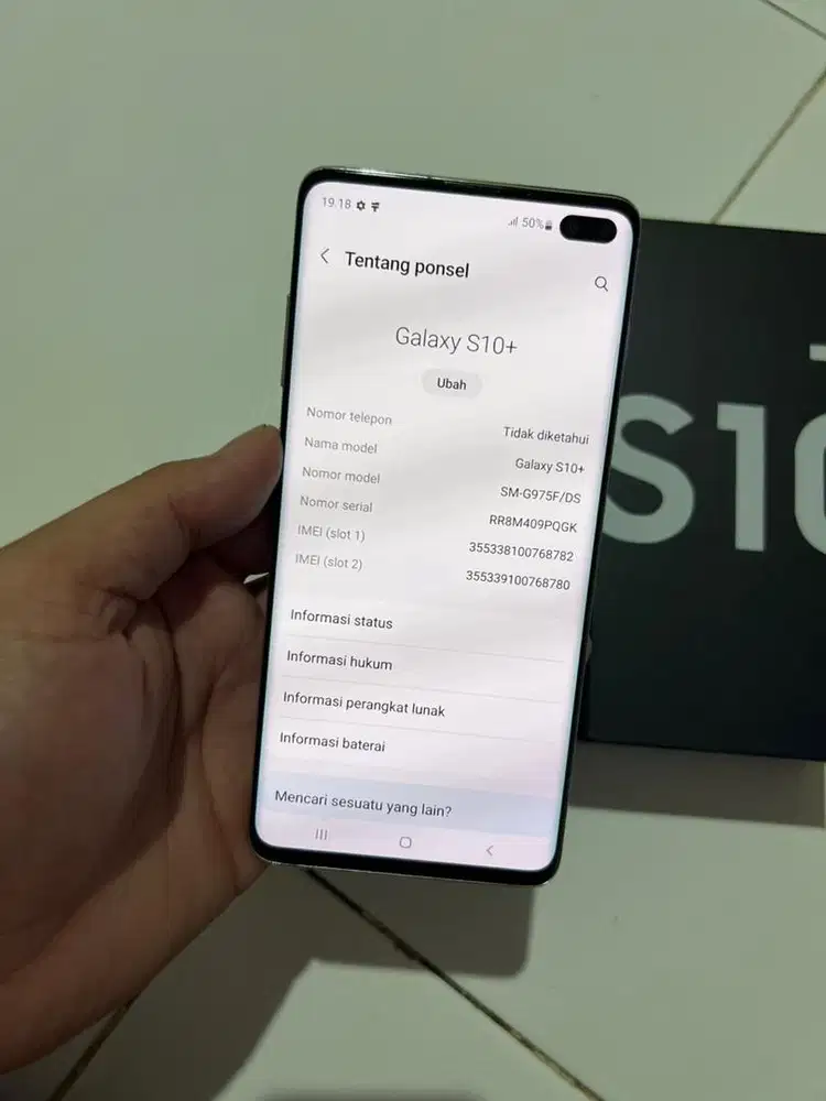 Samsung galaxy s10 plus 8/128 sein
