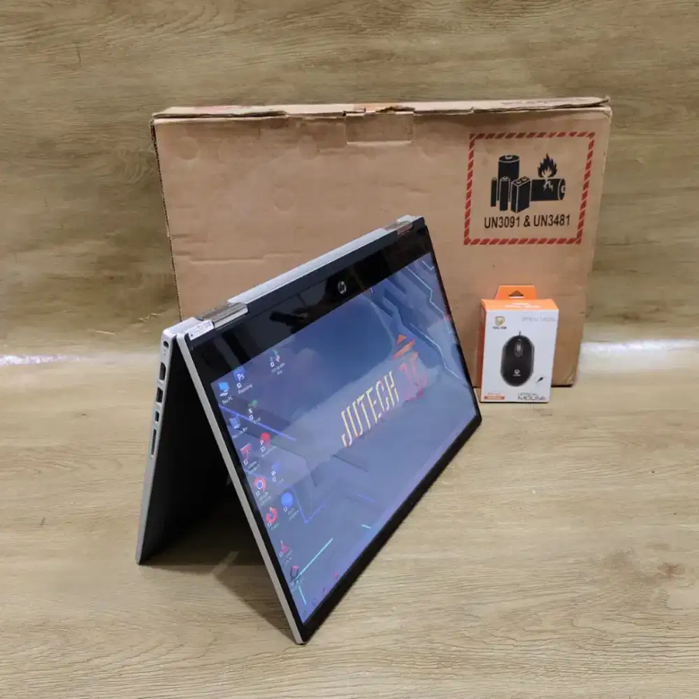 2In-1 Laptop Hp Pavilion Core i3 Gen 11 Slim Touchscreen Ram 12GB
