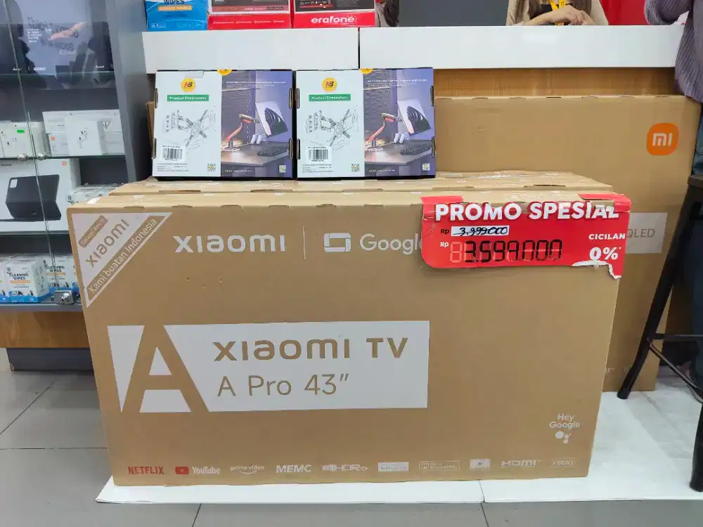 Google TV Xiaomi A Pro 3243 55 inch Bisa Kredit syarat KTP