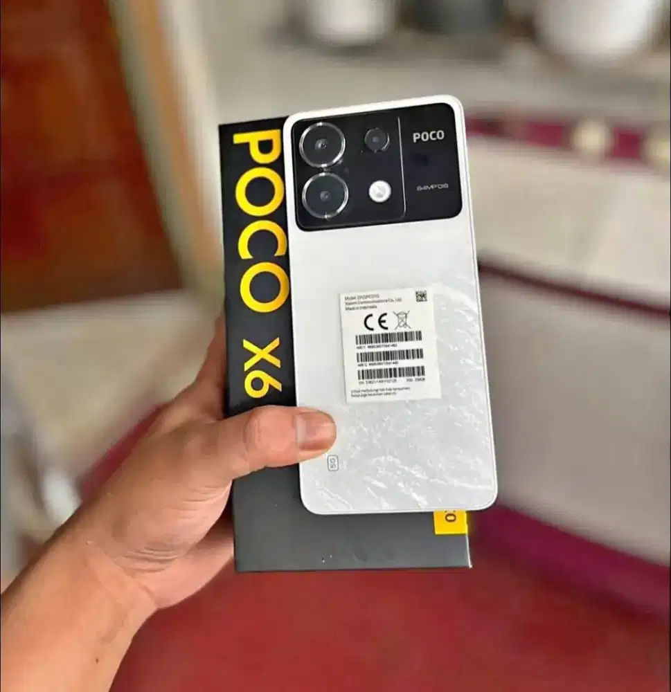 Poco x6 5g 12/256gb mulus lengkap