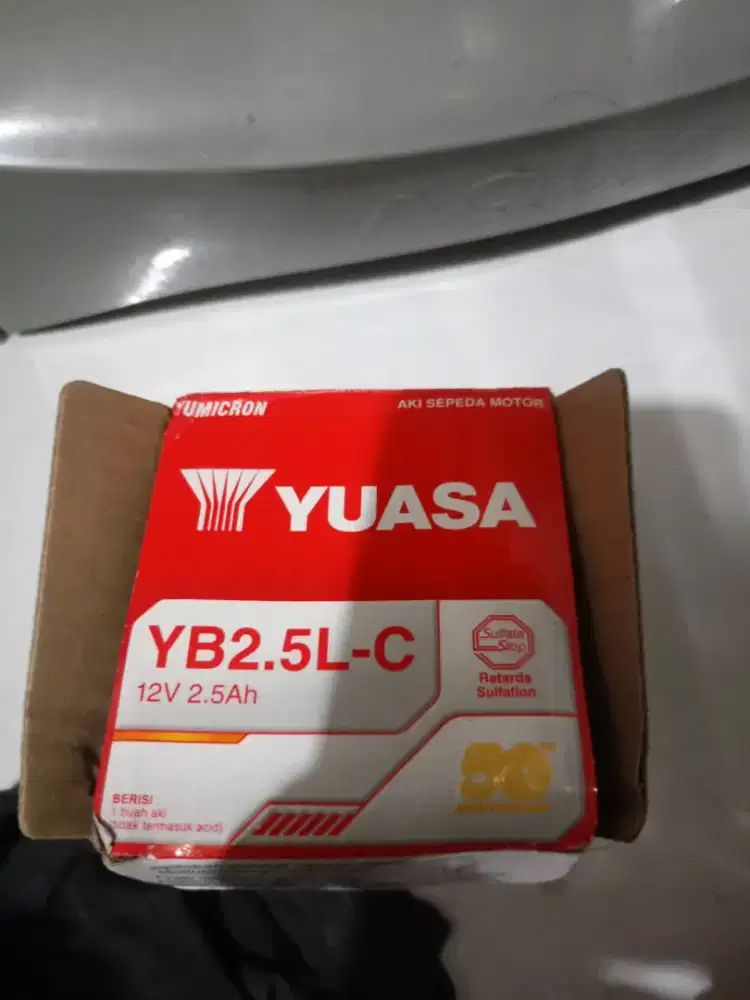 Jual aki baru yuasa