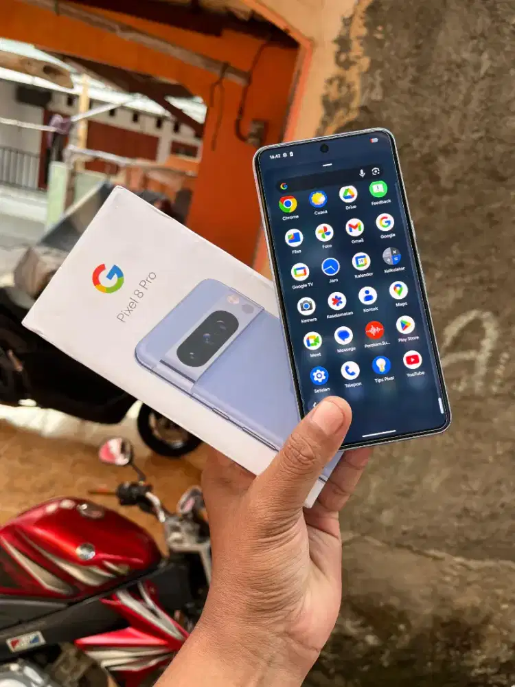 GOOGLE PIXEL 8 PRO 12/128 FULLSET MULUS IMEI SUDAH TERDAFTAR DI CUKAI