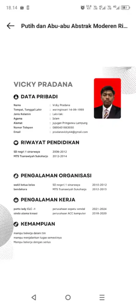 saya mencari pekerjaan butuh banget buat bertahan hidup di perantauan