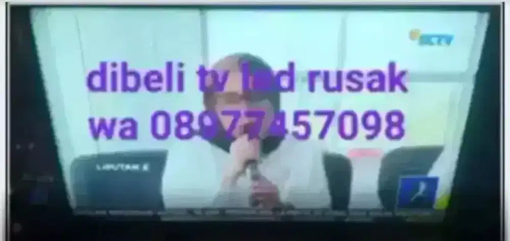 Tv led rusak dibeli