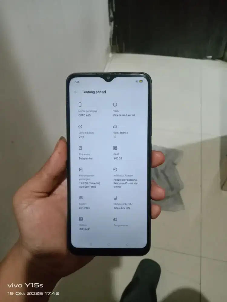 Oppo A15 Ram 3/32GB