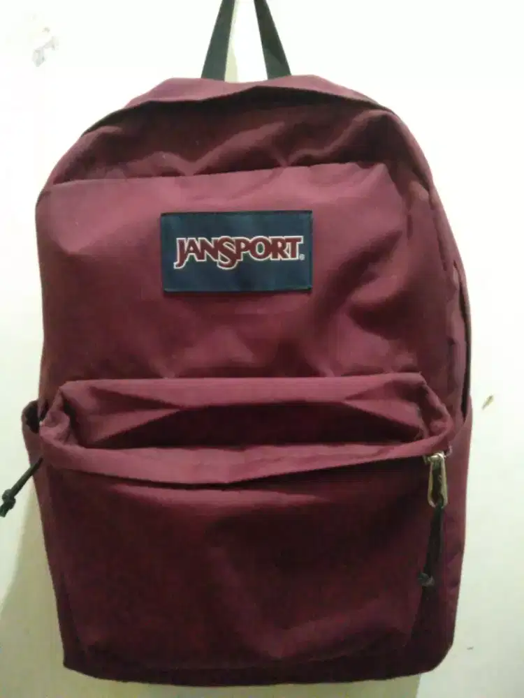 Jansport Tas Ransel Laptop/backpack/superbreak (Merah Maroon)