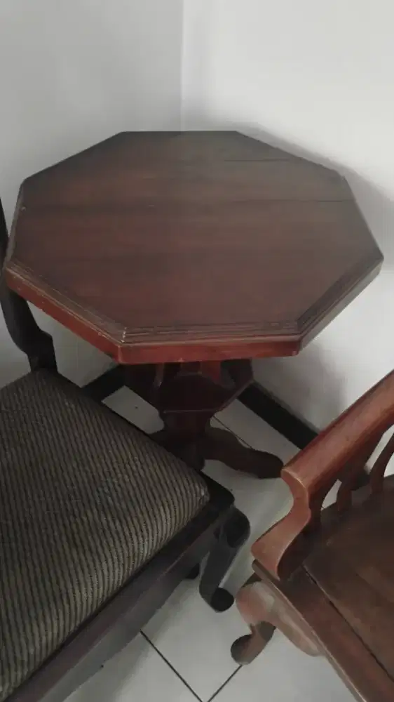 Dijual meja dan Mabel rias kayu jati