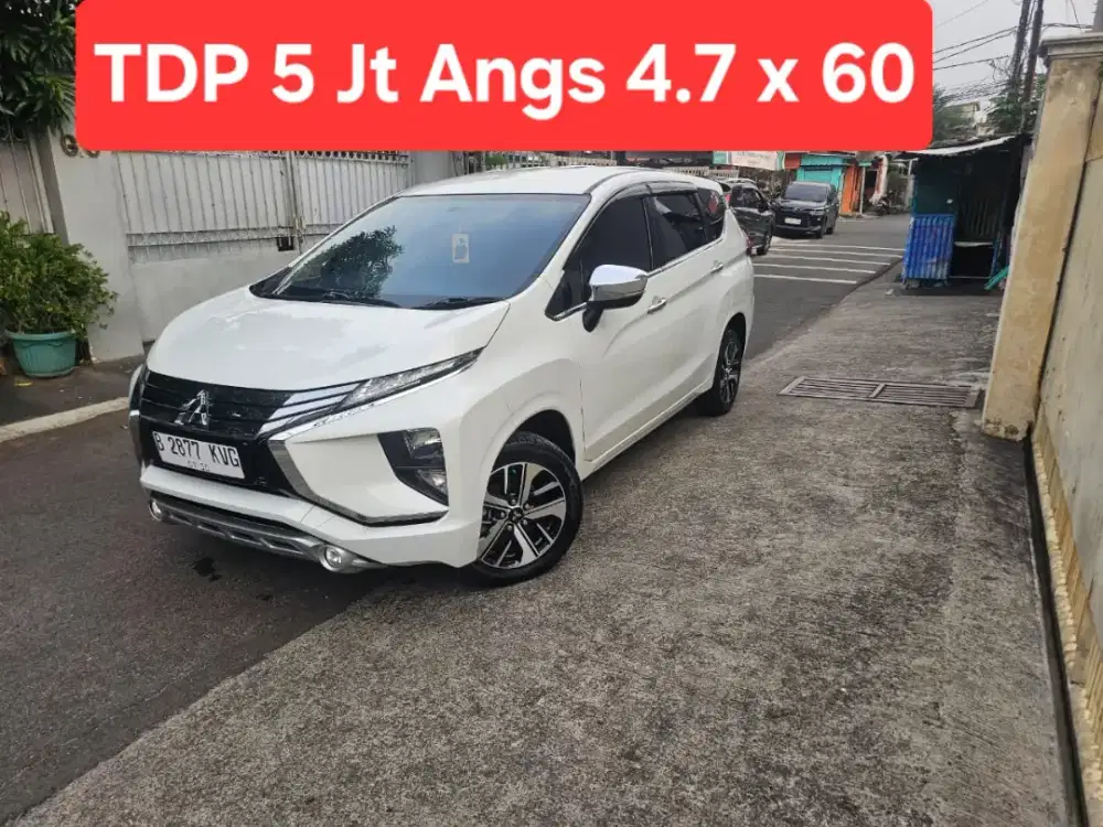 TDP 5Jt Angs Termurah Xpander Ultimate 2019 Matic Putih Low Km LikeNew
