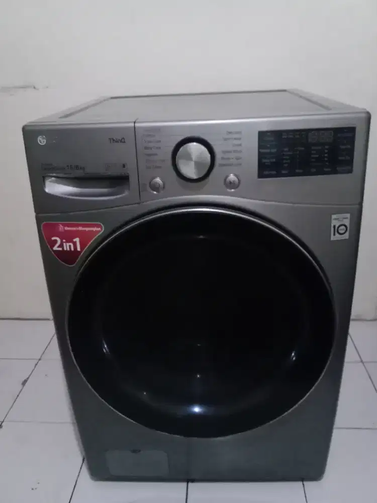 BU Dijual mesin cuci LG 2 in 1   F2515RTGV