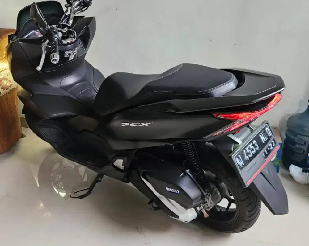 Pcx body mulus hitam pekat km rendah