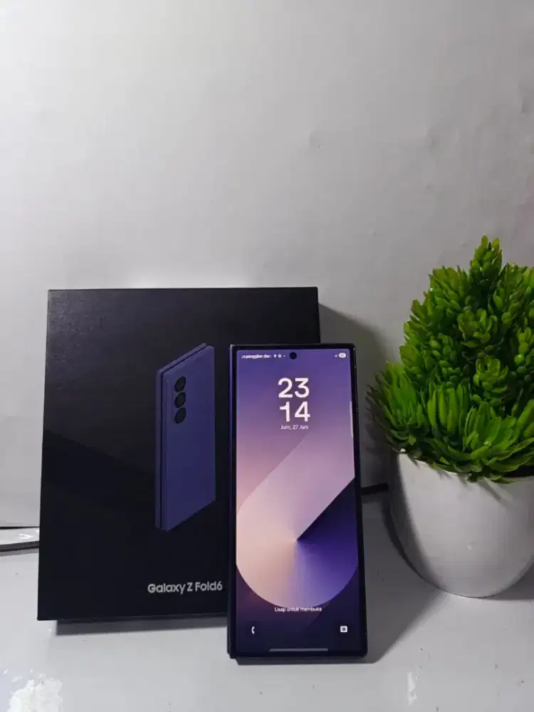 SAMSUNG Z FOLD 6 5G RAM 12/256GB ORIGINAL SEIN BIRU NAVY LIKE NEW