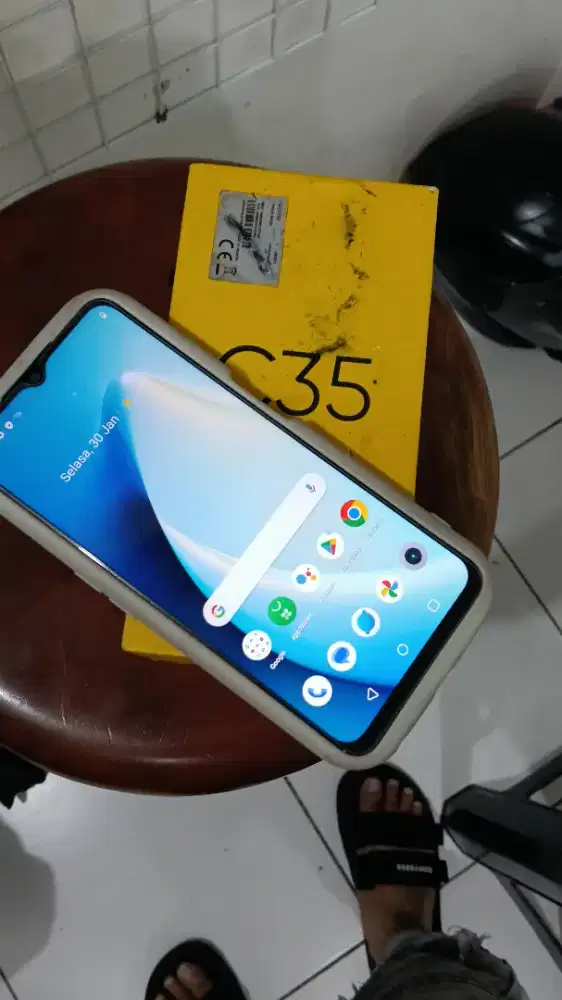 Relmi c35 ram4)64 komplit casan ngk asli