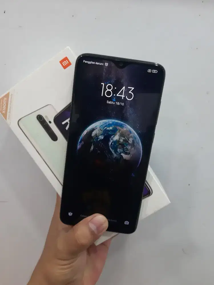 Redmi note 8 pro ram 6/64gb fullset ori