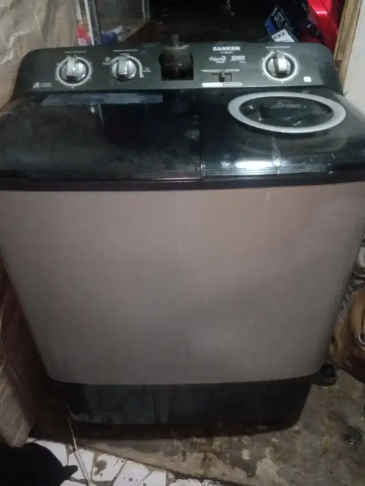 mesin cuci 2 tabung sanken 8kg