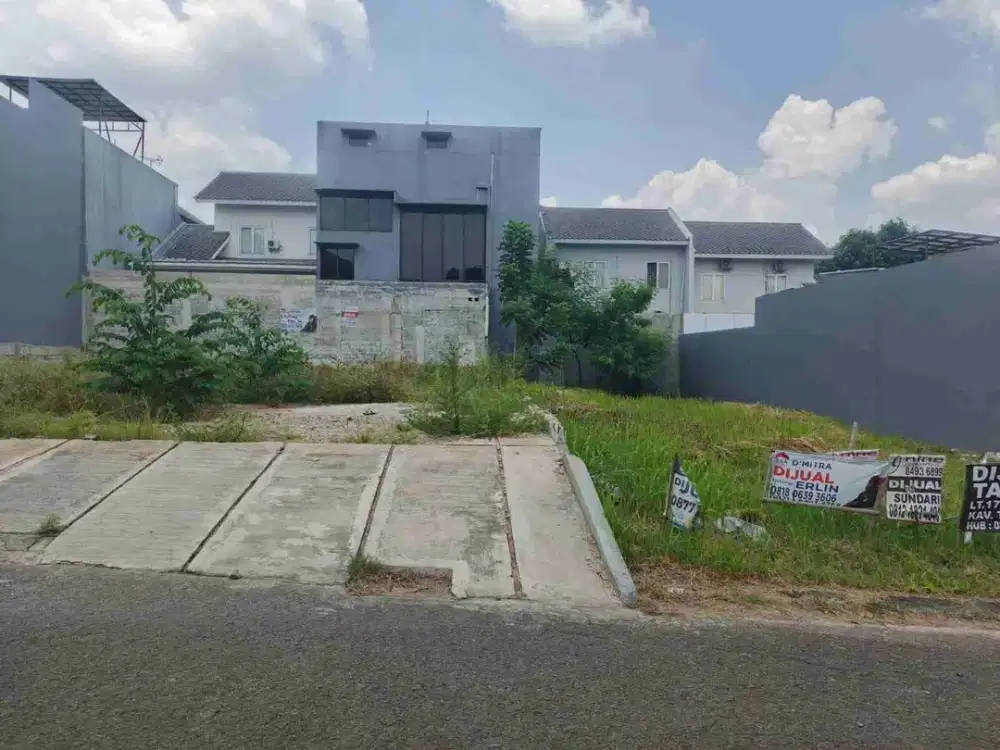 *Dijual kavling gandeng dalam cluster di legenda wisata*