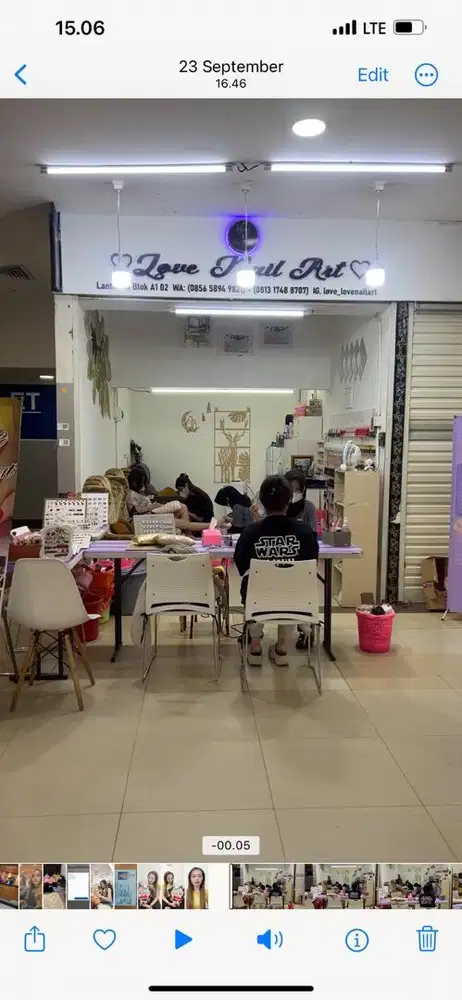 Loker meni/pedi nailart