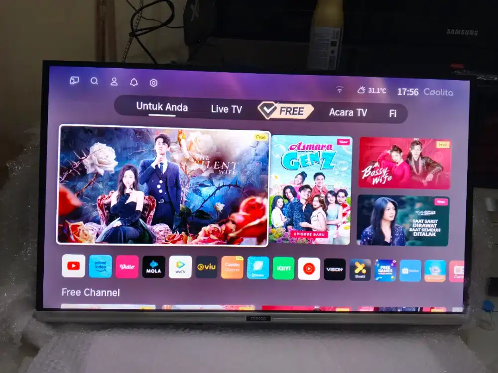 BU Jual Cepat Smart TV Coocaa 32 inch bisa YouTube