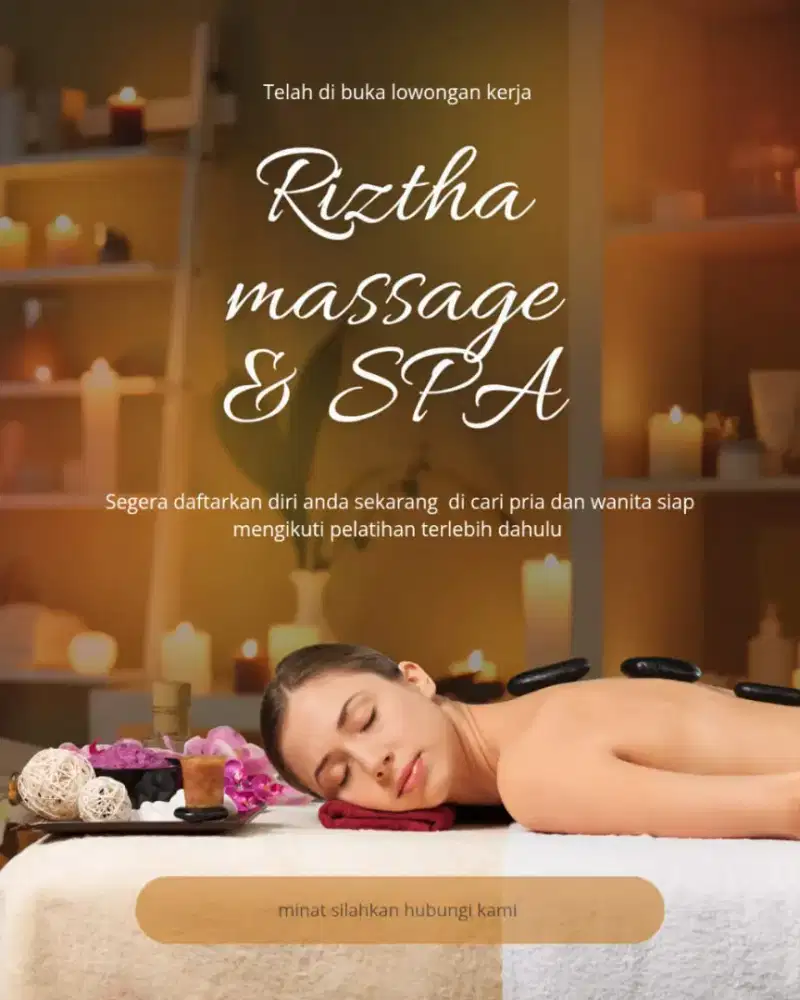 Lowongan kerja SPA
