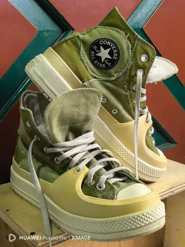 Sepatu Sneakers Converse ChuckTaylor AllStar Constructs Original Sz 43