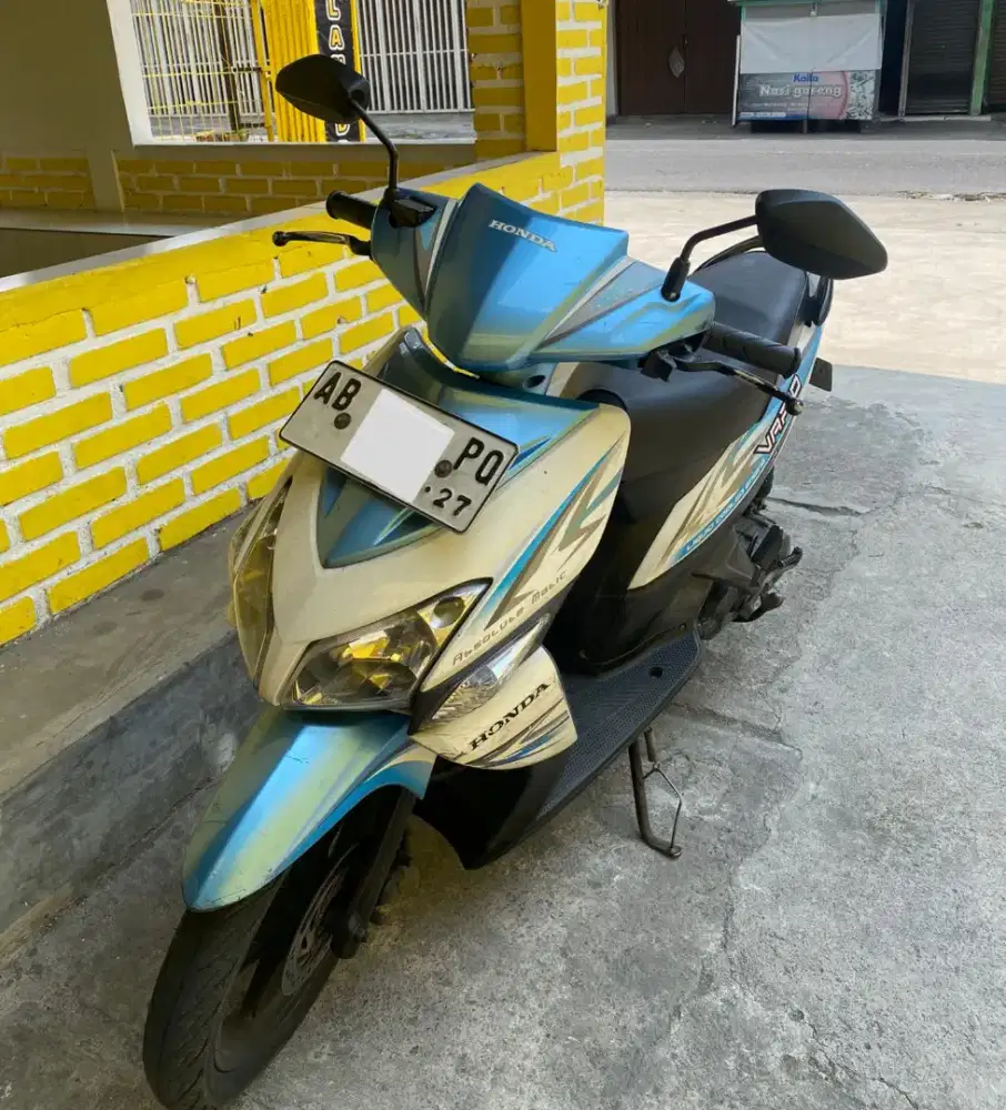 Jual Honda Vario 2012 110cc Putih Biru AB Jogja Sleman