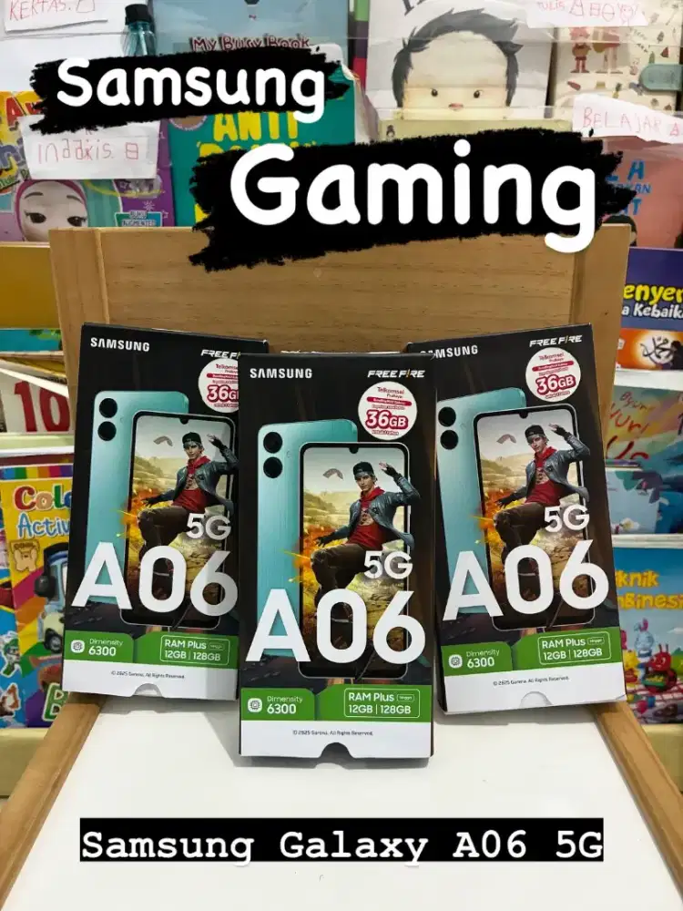 Samsung Galaxy A06 5G 6/128GB fullset (tanpa adapter)