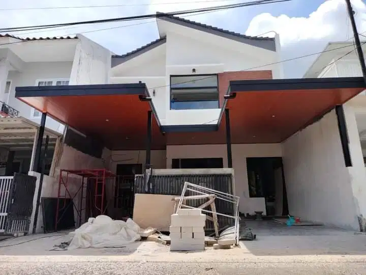 Kanopi plafon pvc atap alderon terpasang