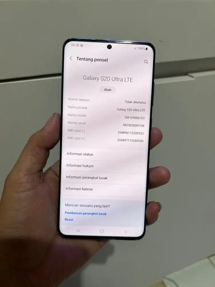 Samsung galaxy s20 ultra 12/128 sein