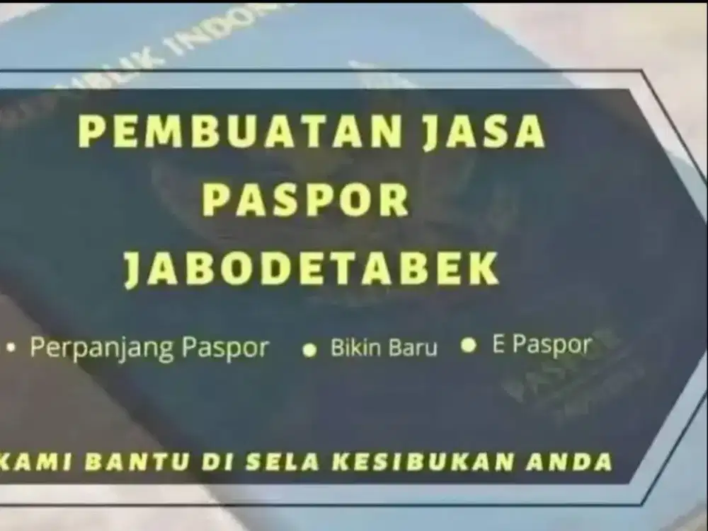 Jasa pengurusan e-paspor