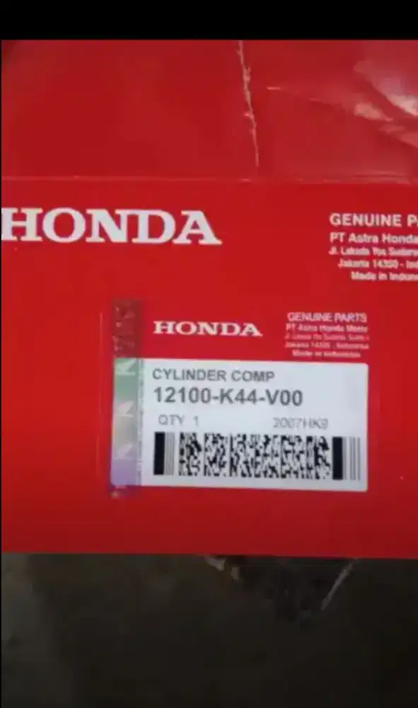 Blok seher honda matic