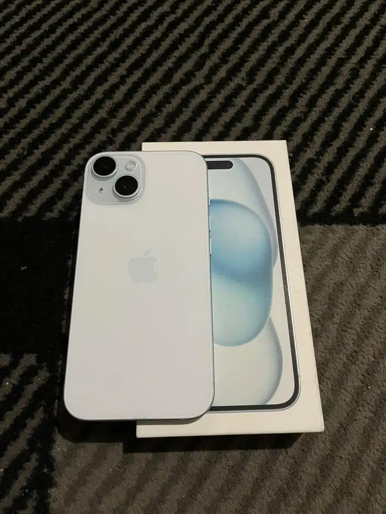Jual iphone 15 128 blue resmi indo