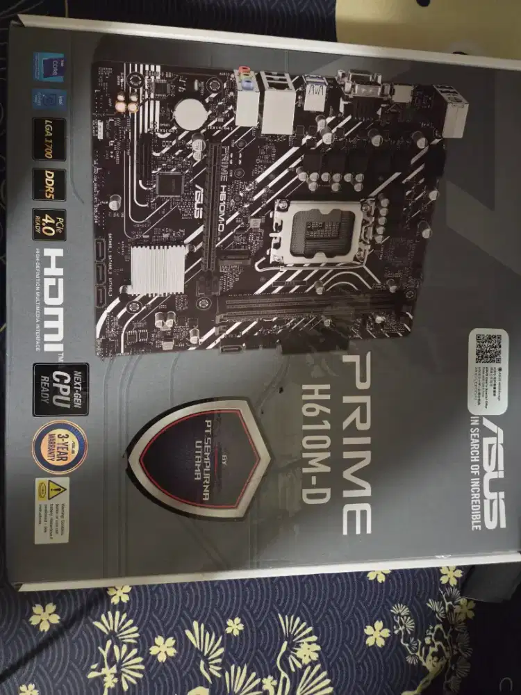 ASUS Prime H610M-D LGA1700 - Kondisi Normal dan Bekas
