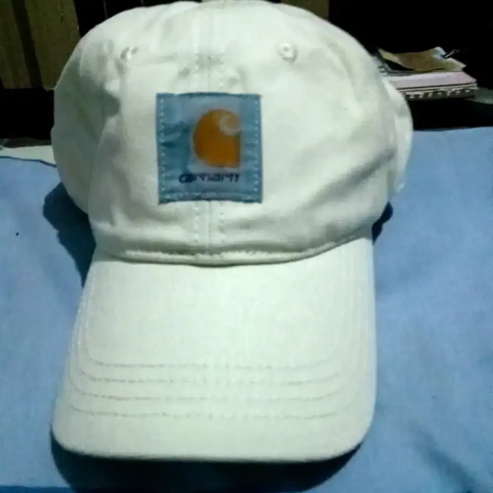 Topi carharrt new 3 warna biru hitam cream