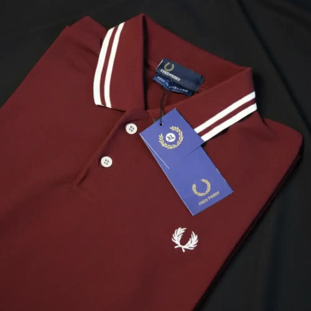 KAOS KERAH POLO SHIRT FRED PERRY PREMIUM