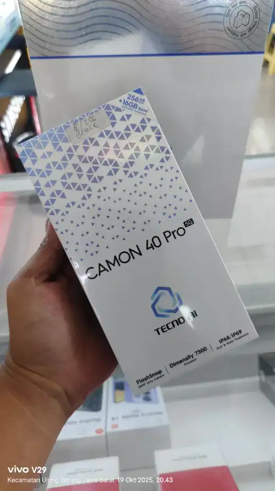 Tecno CAMON 40 PRO 5G 8+8/256gb baru spesial promo giftbox Termurah