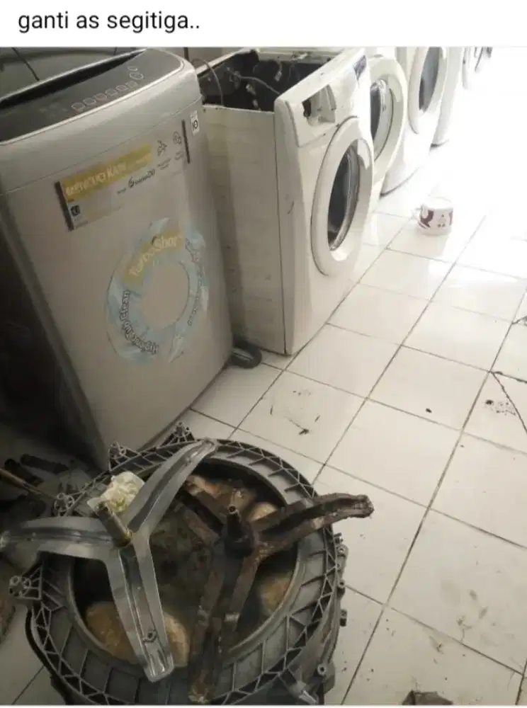 Segitiga mesin cuci electrolux