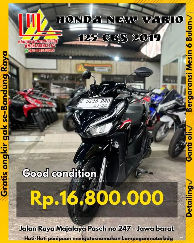 Honda vario 125 esp cbs 2019