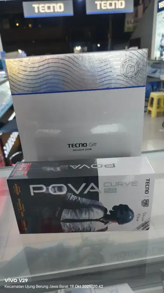 Tecno POVA 7 5G Curve 8+8/256gb AMOLED baru spesial promo giftbox