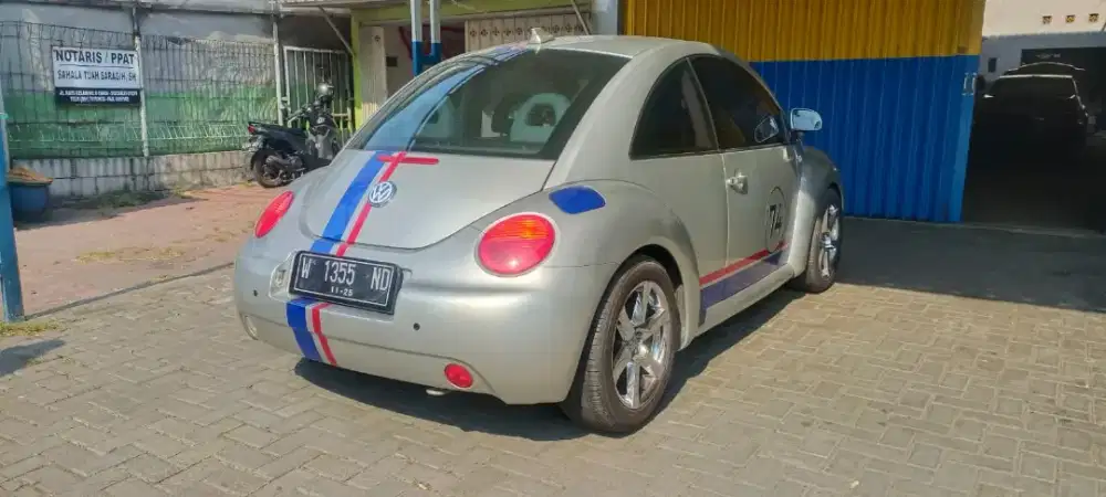 Jula new beatle 2001 automatic silver atas nama sendiri km low 80000