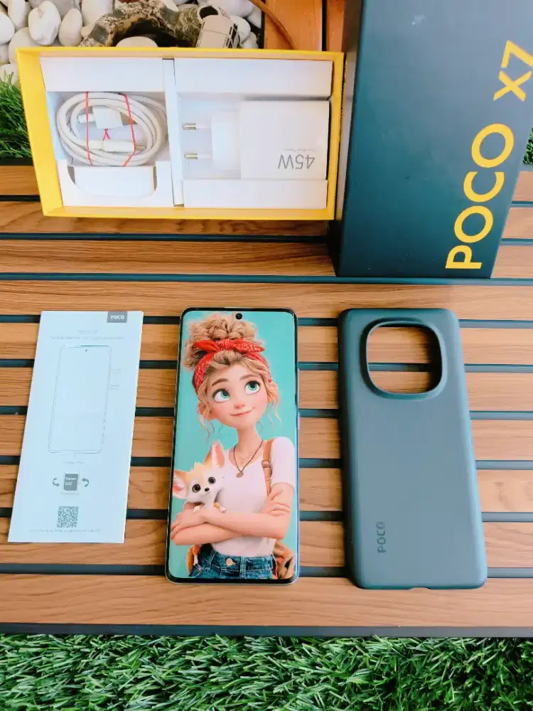 Poco X7 5G 8/256 Mulus Fullset Ori Garansi panjang