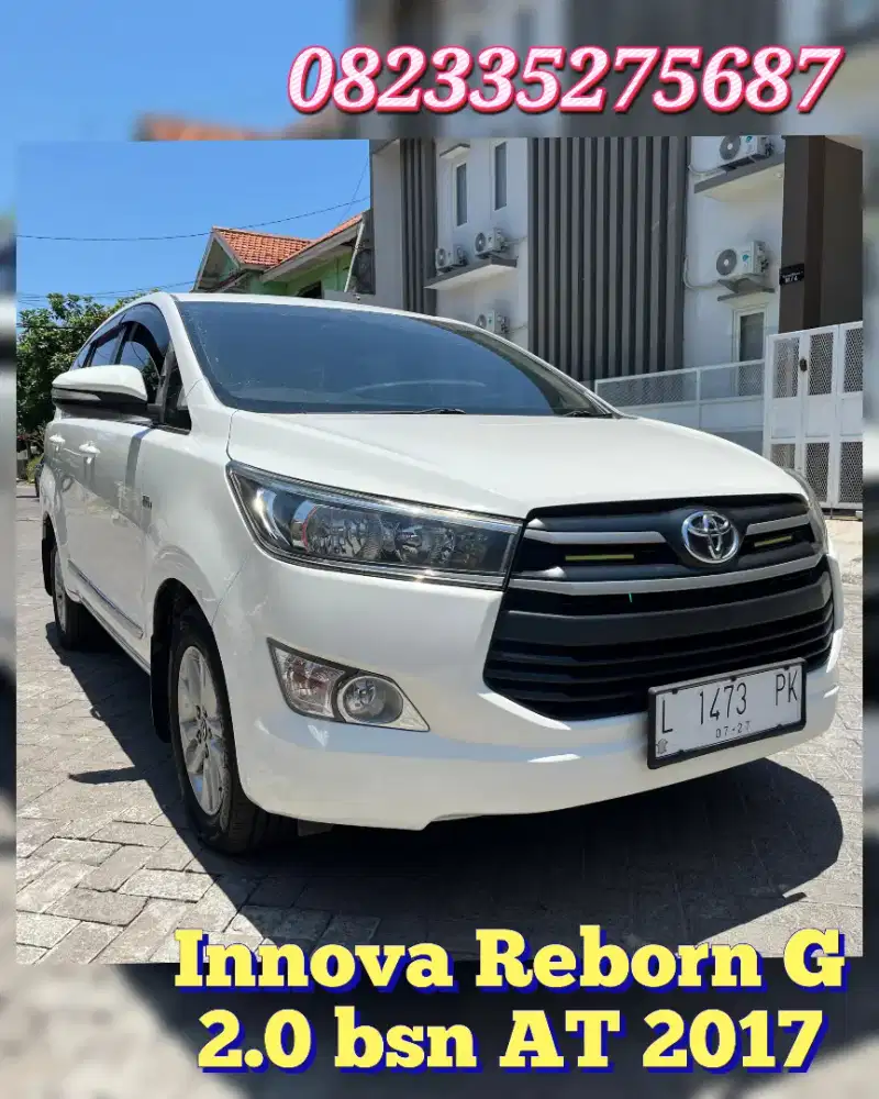 Toyota Innova Reborn G 2.0 bensin Matic th 2017