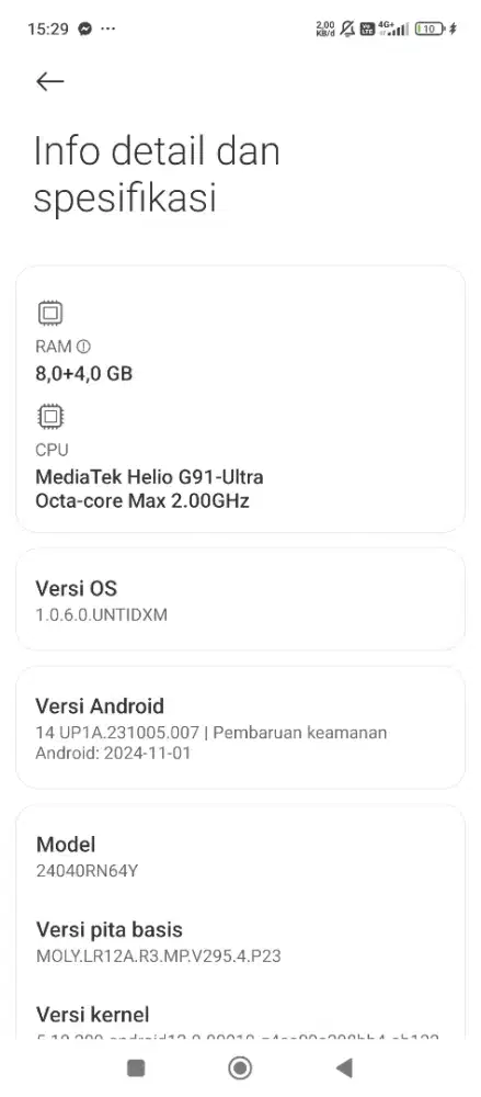 Redmi 13 Ram 8/256gb