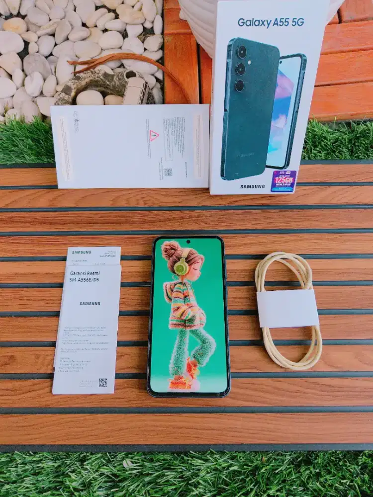 Samsung Galaxy A55 5G 8/256 Fullset Ori garansi panjang