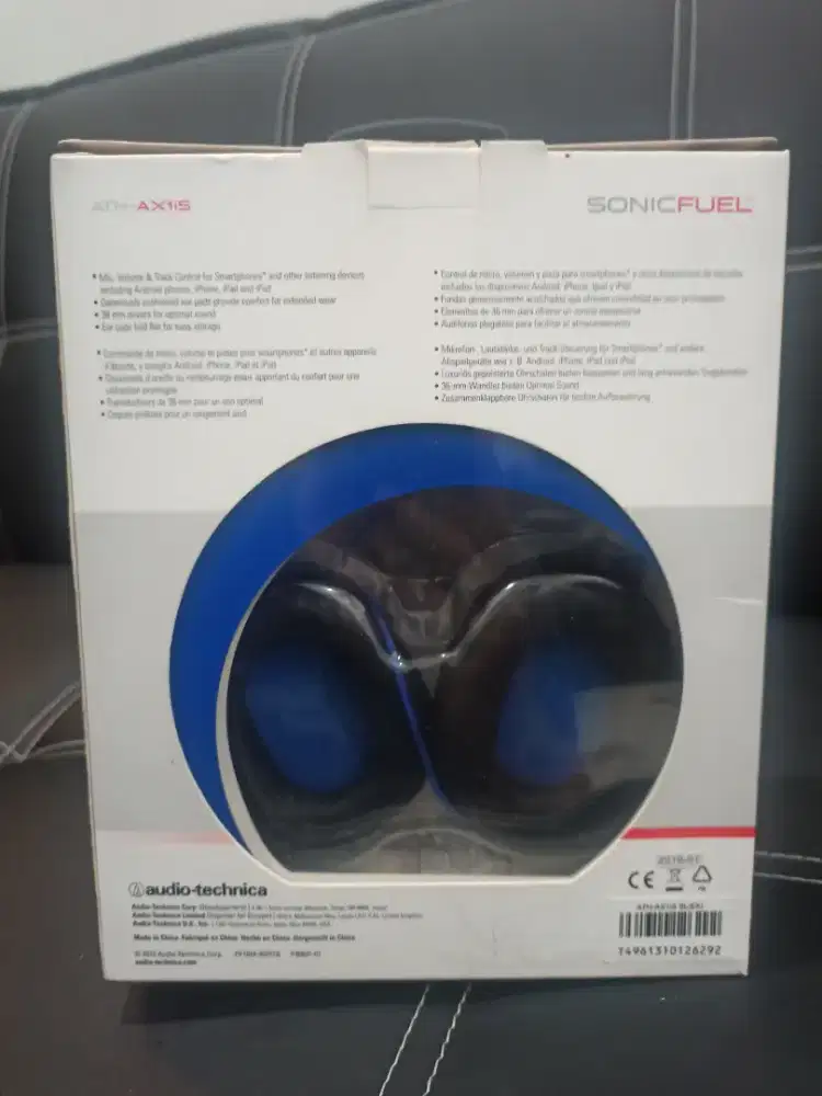 AUDIO TECHNICA ATH AX1IS SonicFuel Over Ear Headphone Kondisi Baru