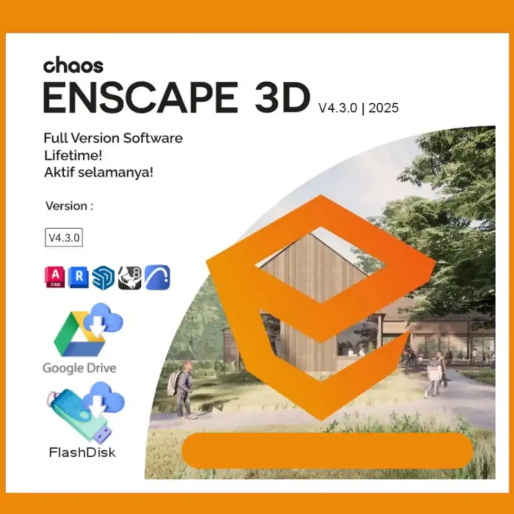 Instal aplikasi enscape permanen