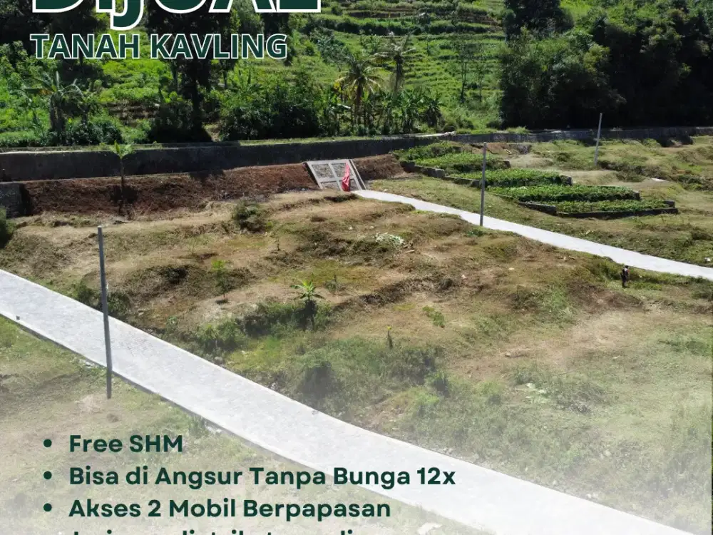 Jual Kavling Cepat Jatinangor! Langsung Bangun, Cicilan Tanpa Bunga