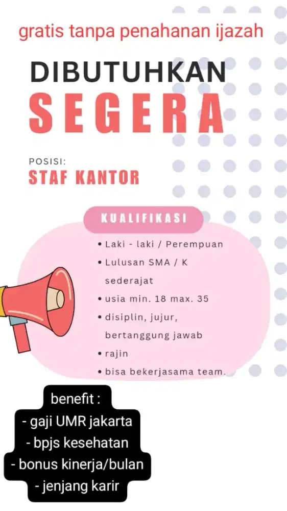 ADMIN SUPPORT KANTOR