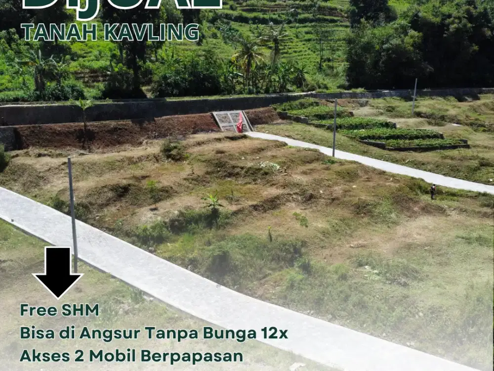 KAVLING HANYA 1,2 KM UNPAD! SHM Siap Bangun Jatinangor